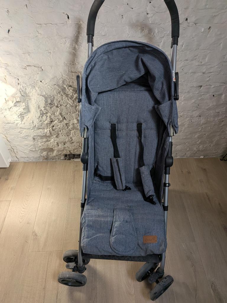 Qute Buggy q-star jeans inklapbaar plooi, Ophalen, Gebruikt, Overige merken, Zonnekap