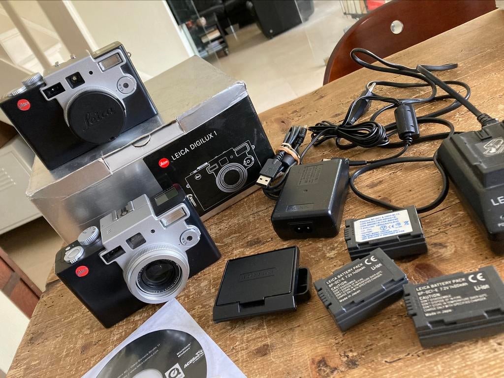 Leica Digilux 1 set (niet werkend!), Enlèvement ou Envoi, Utilisé, Compact, Autres Marques
