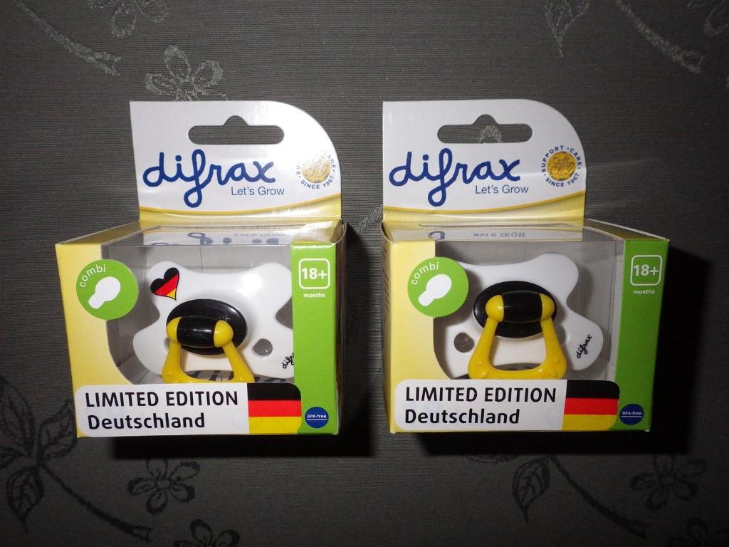 3 nieuwe Difrax volle fopspenen 18 maand Natural, Ophalen of Verzenden, Nieuw