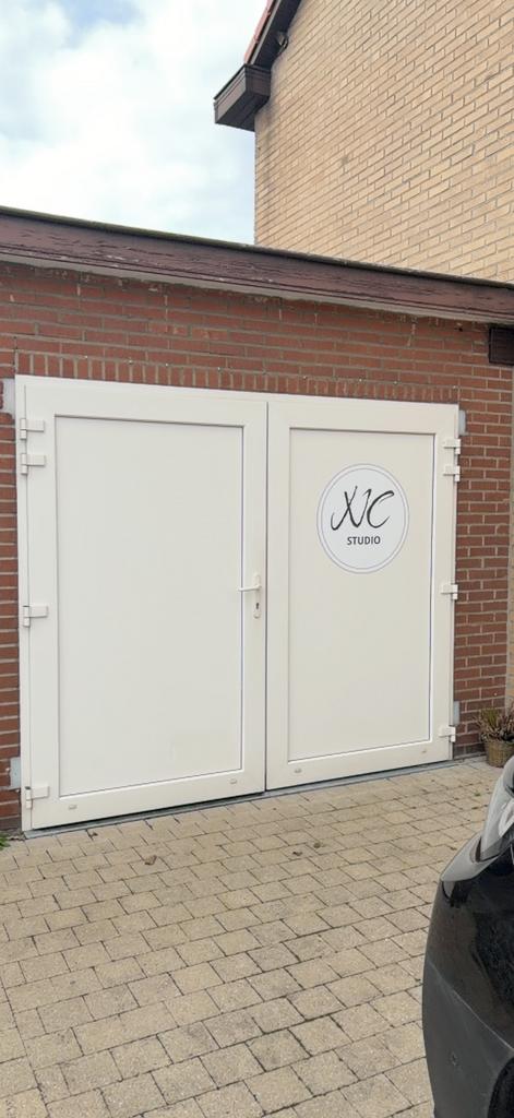 Garagepoort, Doe-het-zelf en Bouw, Ophalen, Kunststof, Gebruikt, 120 cm of meer