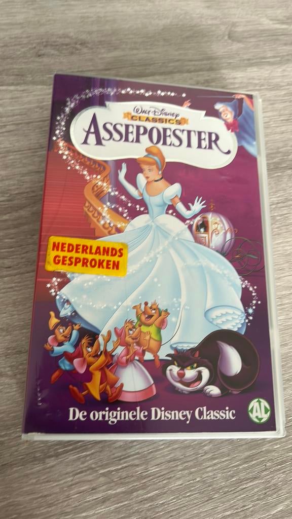 Assepoester, Cd's en Dvd's, VHS | Kinderen en Jeugd, Alle leeftijden, Ophalen of Verzenden, Zo goed als nieuw, Tekenfilm