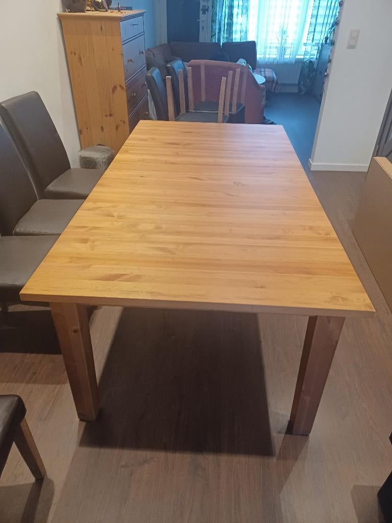 TABLE, Maison & Meubles, Tables | Tables à manger, En bois, Comme neuf, 100 à 150 cm, Enlèvement