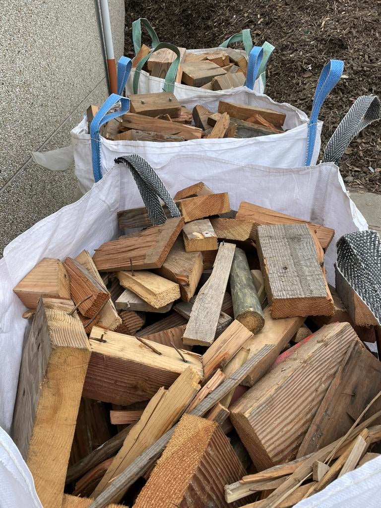 Bois de chauffage scié, Enlèvement