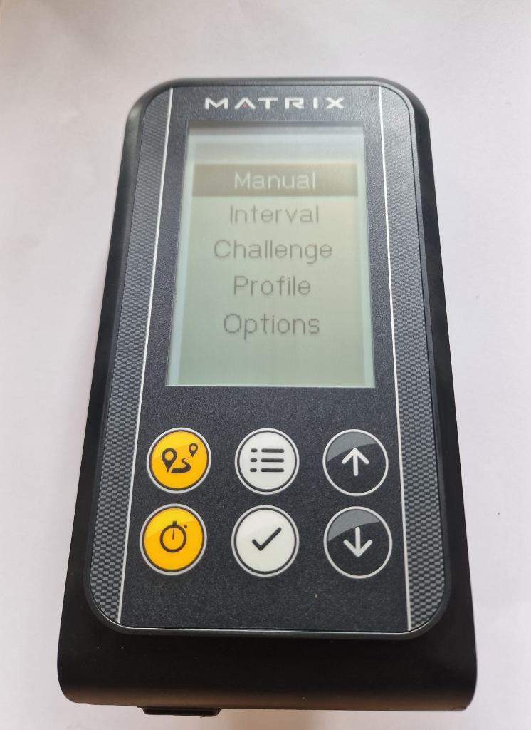 Écran - Console pour rameur et rameur Matrix MXR16, Sports & Fitness, Équipement de fitness, Comme neuf, Autres types, Bras, Jambes