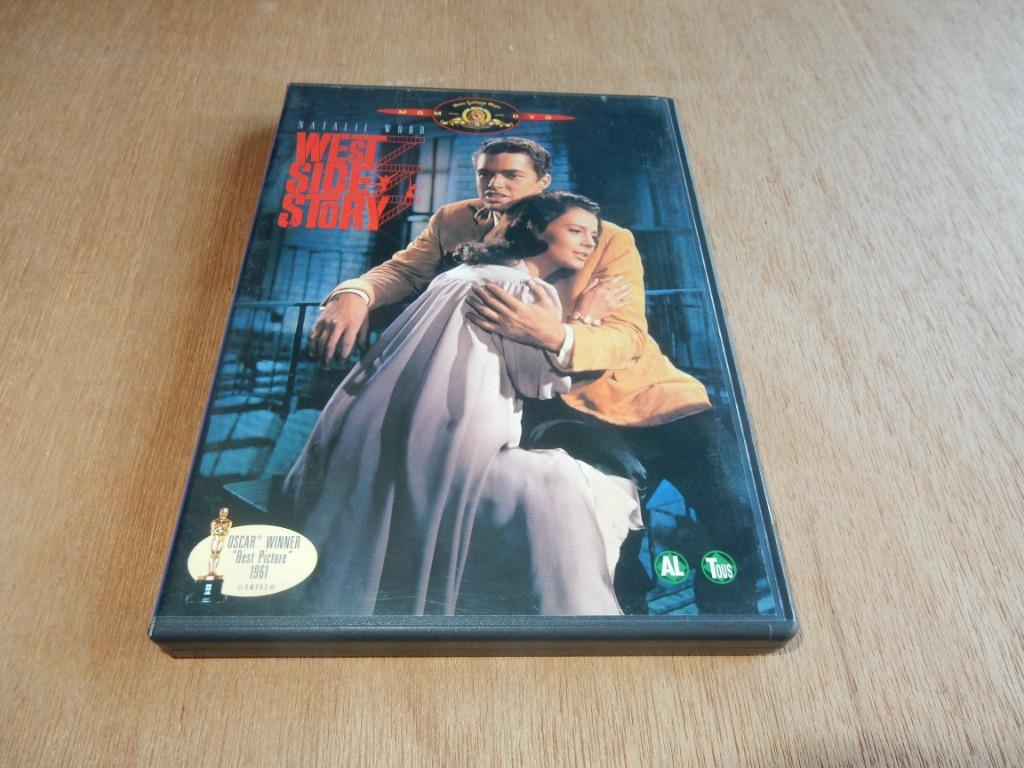 nr.1319 - Dvd: west side story - klassieker, Cd's en Dvd's, Vanaf 6 jaar, Ophalen of Verzenden, 1960 tot 1980, Drama