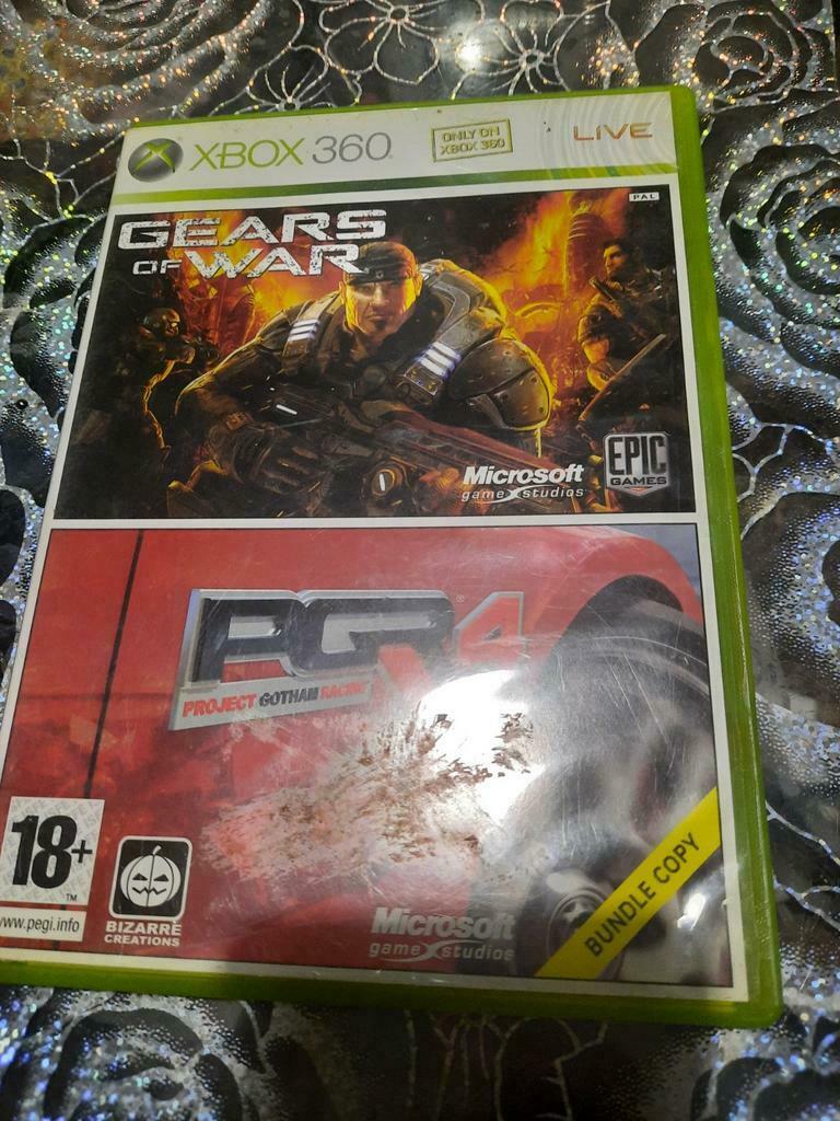 Xbox 360 Double Pack Gears Of War + PGR4, Consoles de jeu & Jeux vidéo, Enlèvement ou Envoi, Utilisé