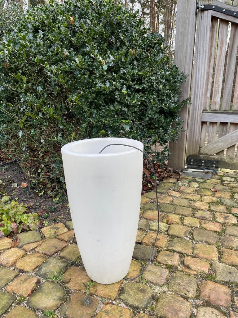 Pot de fleur lumineux ELHO hauteur 70 cm diam 39, Enlèvement, Comme neuf