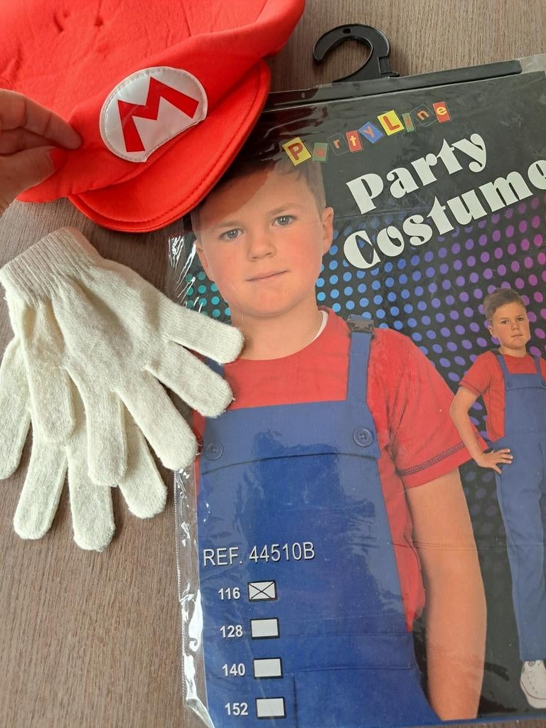 Verkleedkleren Super Mario - maat 116, Kleding | Dames, Ophalen, Zo goed als nieuw