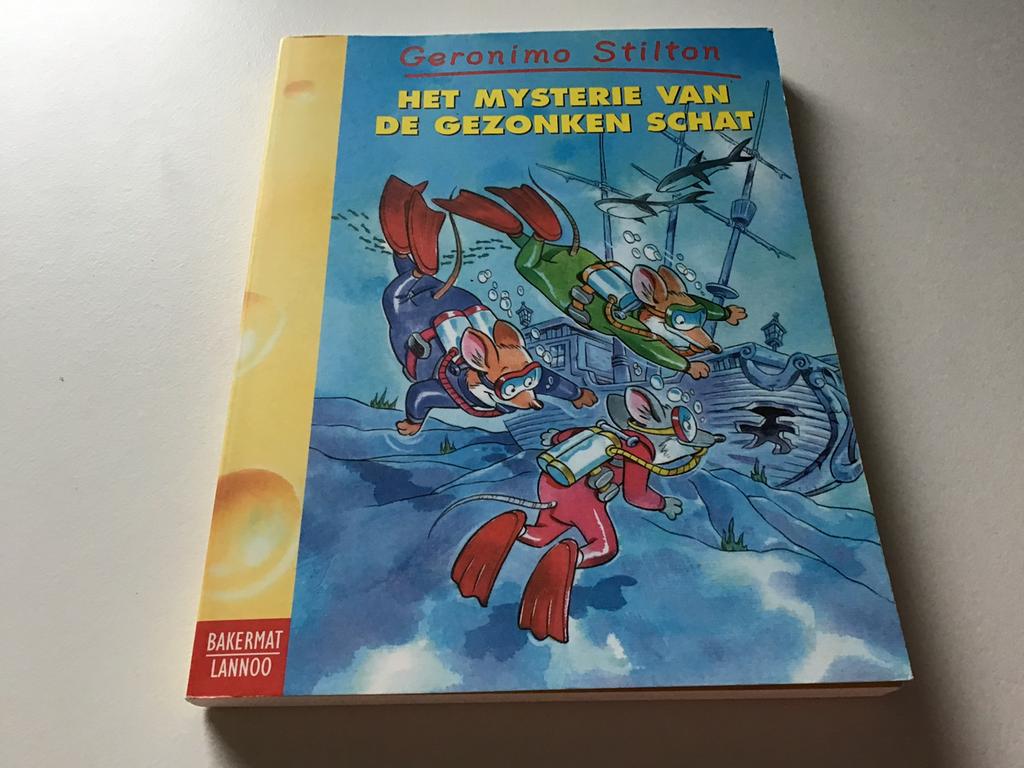 Geronimo Stilton, Het mysterie van de gezonken schat, Ophalen of Verzenden, Zo goed als nieuw