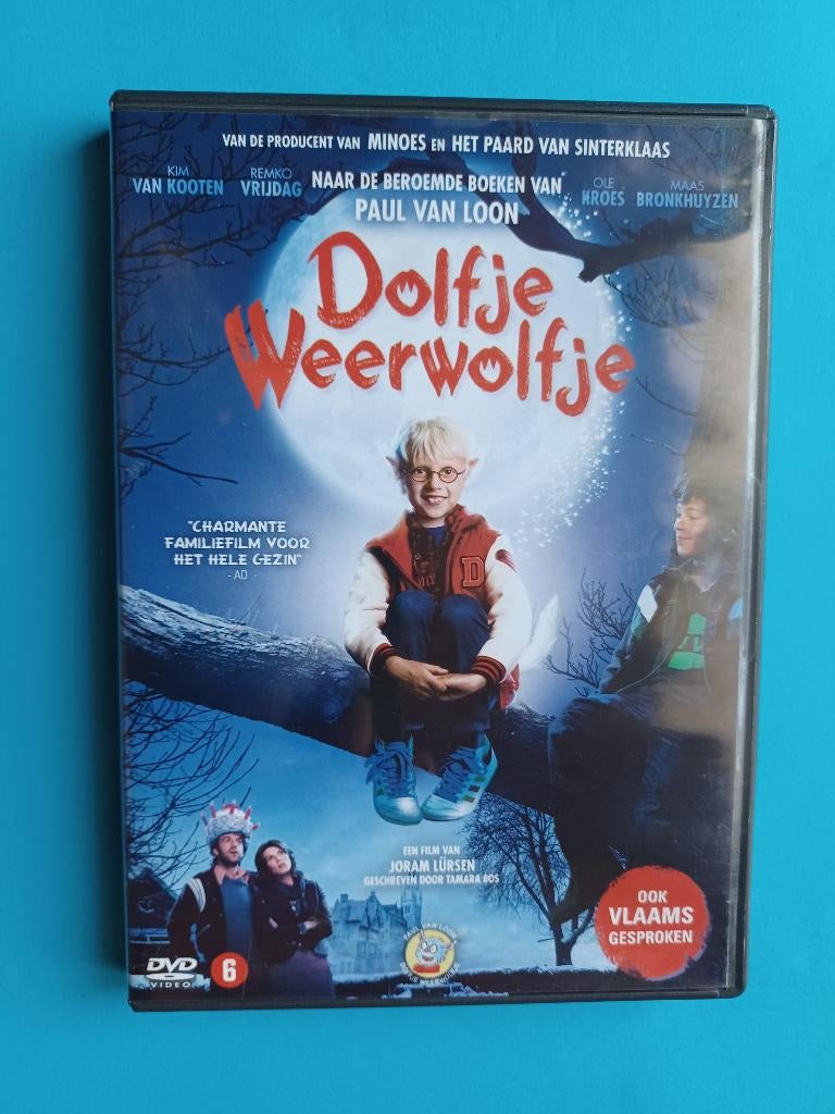 Dolfje Weerwolfje - Paul Van Loon, Cd's en Dvd's, Dvd's | Kinderen en Jeugd, Zo goed als nieuw, Film, Vanaf 6 jaar, Ophalen of Verzenden