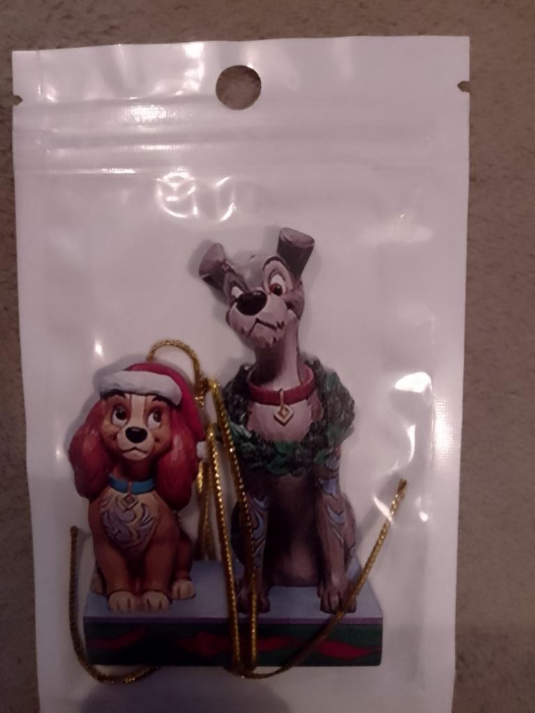 Disney acryl ornament lady en de vagebond, Ophalen of Verzenden