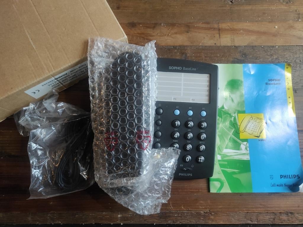 Philips nieuw telefoon vast Sophie baseline, Telecommunicatie, Ophalen of Verzenden, Nieuw