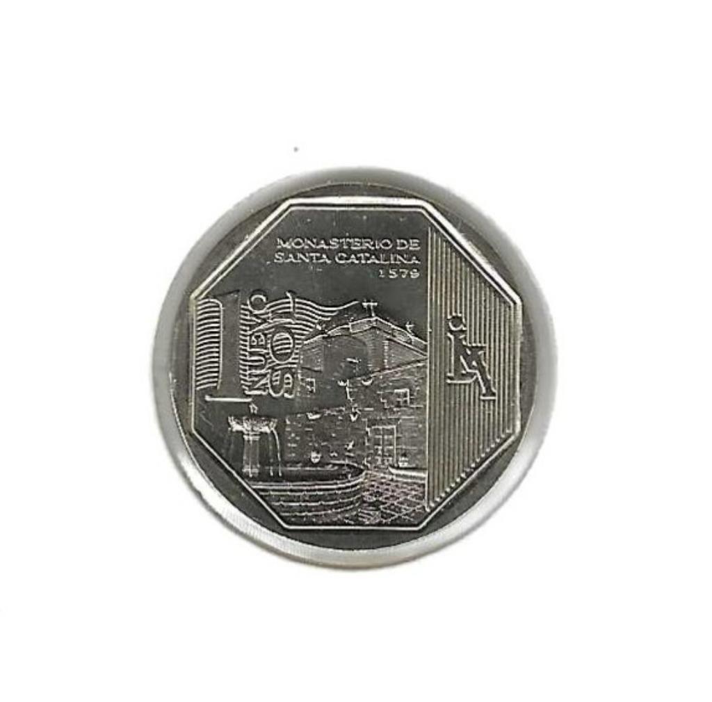 Peru, 1 Nuevo Sol 2011, Manastery of Santa Catalina., Postzegels en Munten, Munten | Amerika, Ophalen of Verzenden, Zuid-Amerika