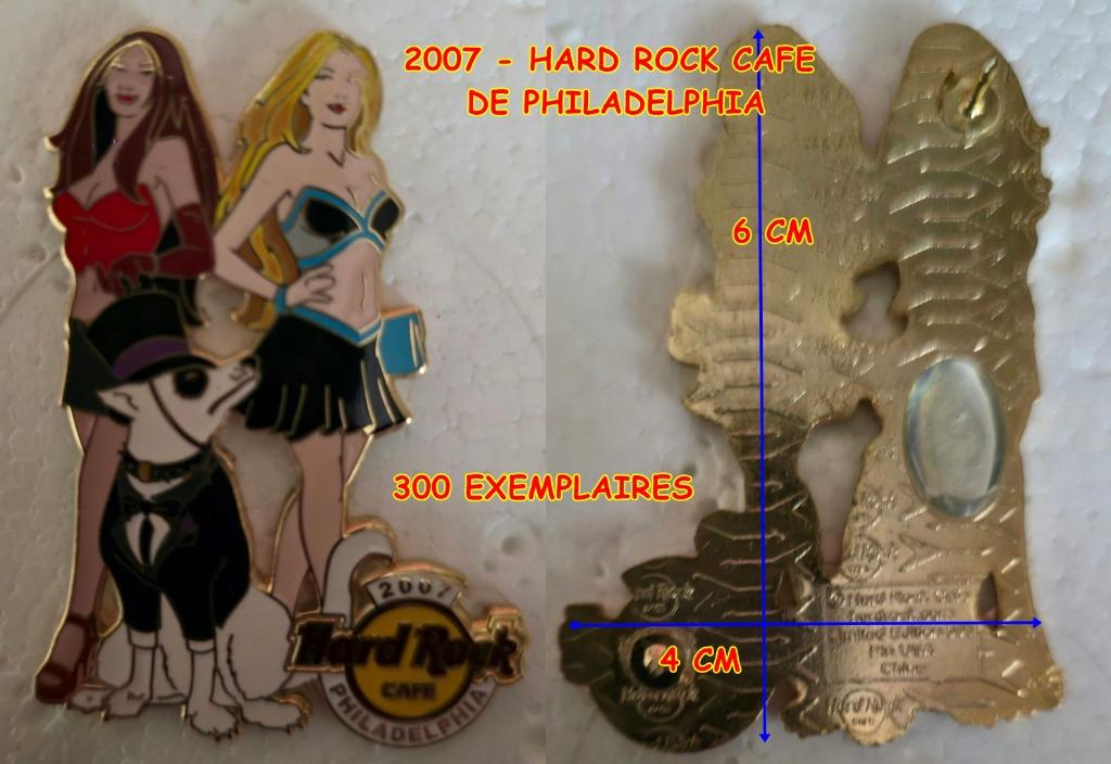 2007 - HARDROCKCAFÉ PHILADELPHIA, Verzenden, Nieuw, Figuurtje, Speldje of Pin