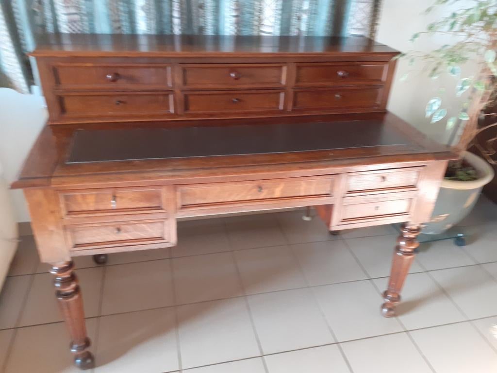 Bureau Secrétaire louis philippe d 'époque., Gebruikt, Louis philippe