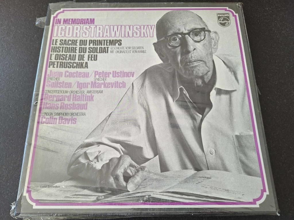 Strawinsky / Davis - In Memoriam Igor Strawinsky Box New, Kamermuziek, Modernisme tot heden, Ophalen of Verzenden, 12 inch