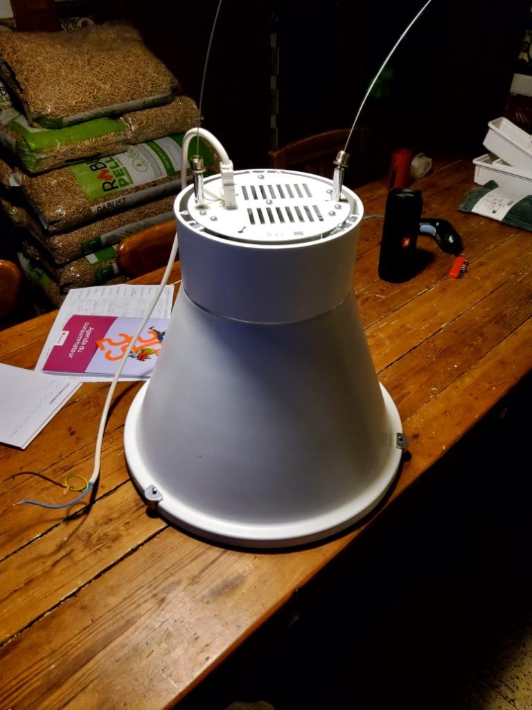 lampe industrielle suspendue, Enlèvement ou Envoi, Comme neuf, Métal, Industriel