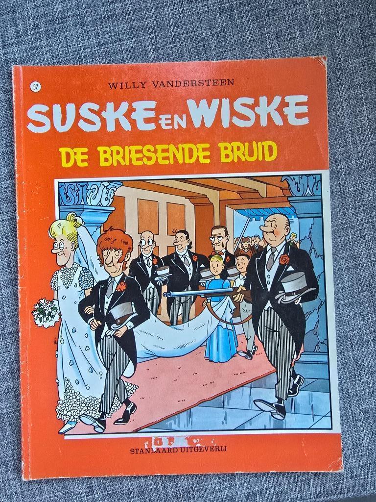 Suske en Wiske De Briesende Bruid (92), Boeken, Gelezen, Eén stripboek, Ophalen of Verzenden, Studio Vandersteen