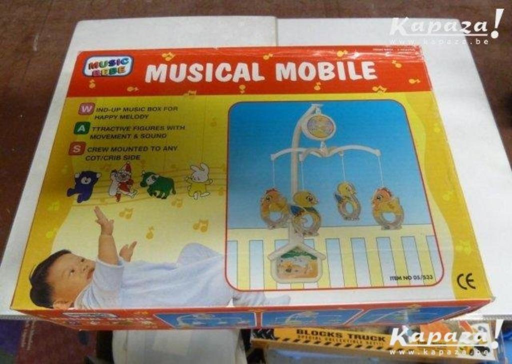 Musical mobile voor aan bed of pretpark music bebe, Ophalen of Verzenden, Gebruikt, Overige typen, Met geluid