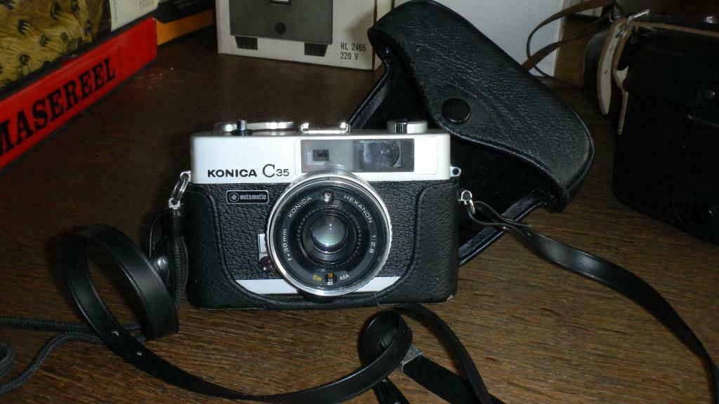 Konica C35 fotocamera, Enlèvement, Utilisé, Compact, Konica