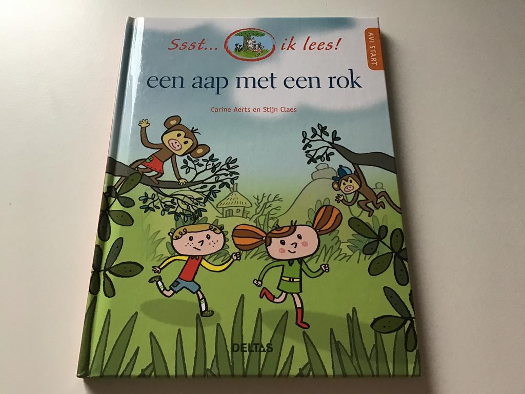 Carine Aerts - Een aap met een rok, AVI START, Zo goed als nieuw, Carine Aerts