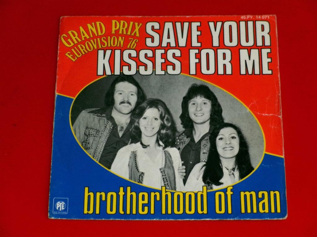 * SAVE YOUR KISSES FOR ME * GRAND PRIX EUROVISION 76 *, CD & DVD, Vinyles | Autres Vinyles, Enlèvement, Utilisé, Autres formats