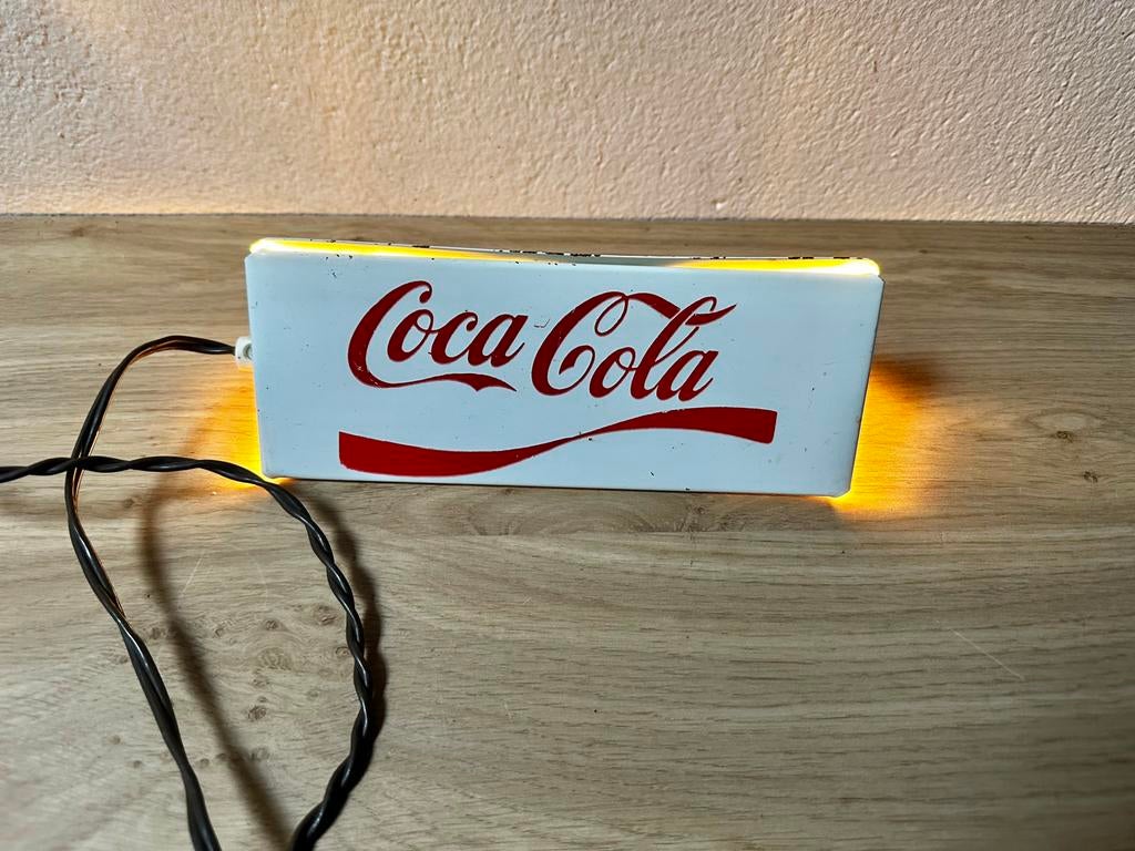 Coca Cola lampje, Enlèvement ou Envoi, Utilisé, Table lumineuse ou lampe (néon)