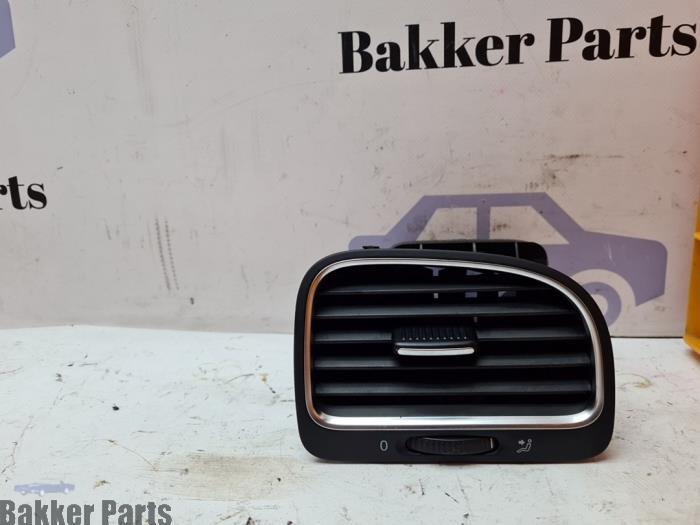 Luchtrooster Dashboard van een Volkswagen Golf, Gebruikt, -, Volkswagen, -