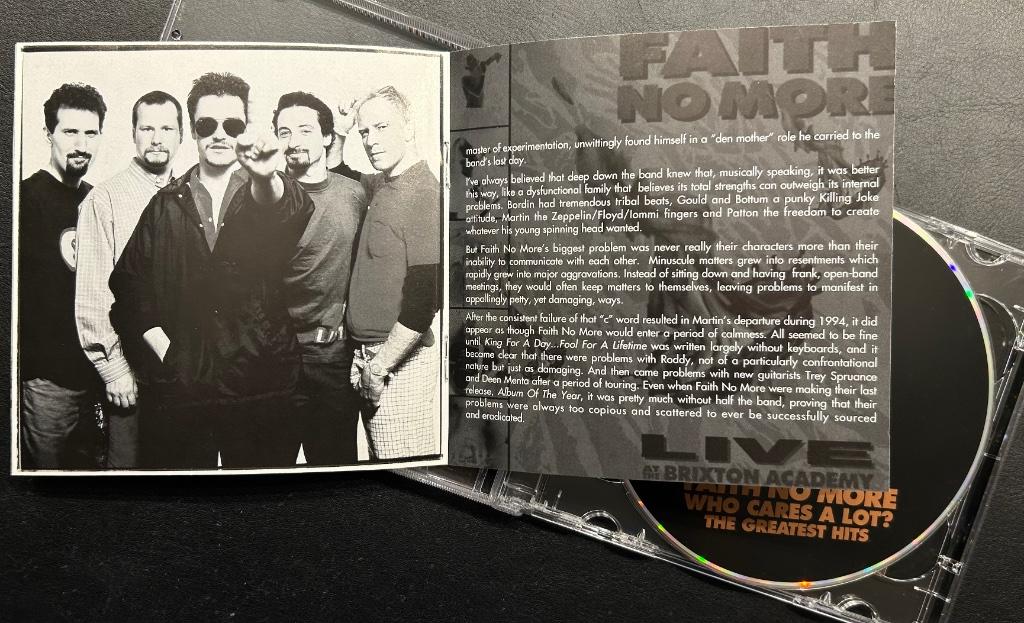 FAITH NO MORE - Who cares a lot: Greatest hits ( 2CD ), Ophalen of Verzenden, Zo goed als nieuw, Poprock