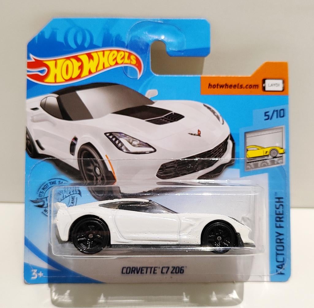 Hot Wheels Corvette C7 Z06 Wit (2020), Ophalen of Verzenden