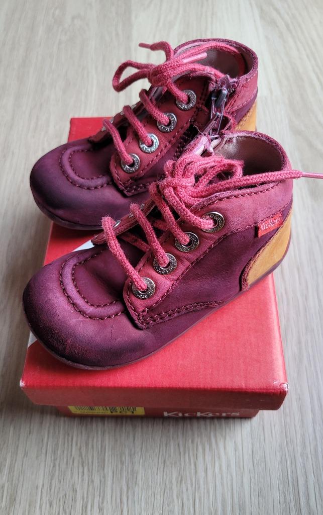 Schoenen Kickers, leer, 23 maat, Ophalen, Kickers, Gebruikt, Schoentjes
