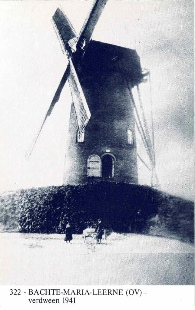 Bachte-Maria-Leerne - molen, Ophalen of Verzenden, 1980 tot heden, Ongelopen, Oost-Vlaanderen