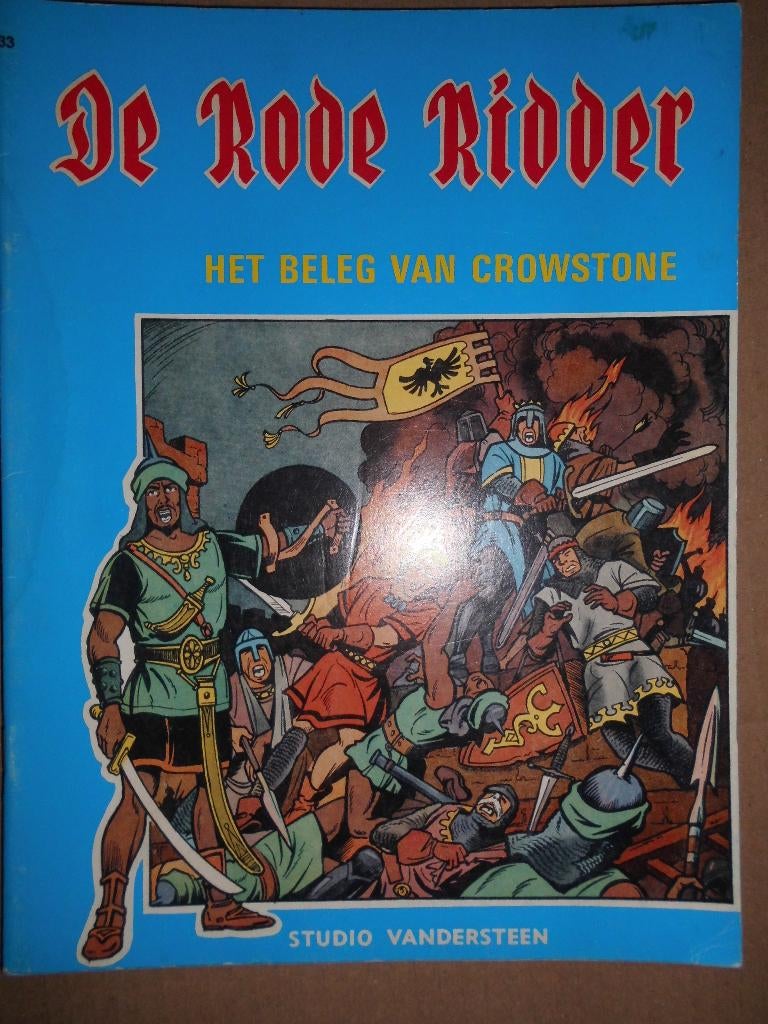 De Rode Ridder - Het beleg van Crowstone, Enlèvement ou Envoi, Une BD, Studio  Vandersteen, Utilisé