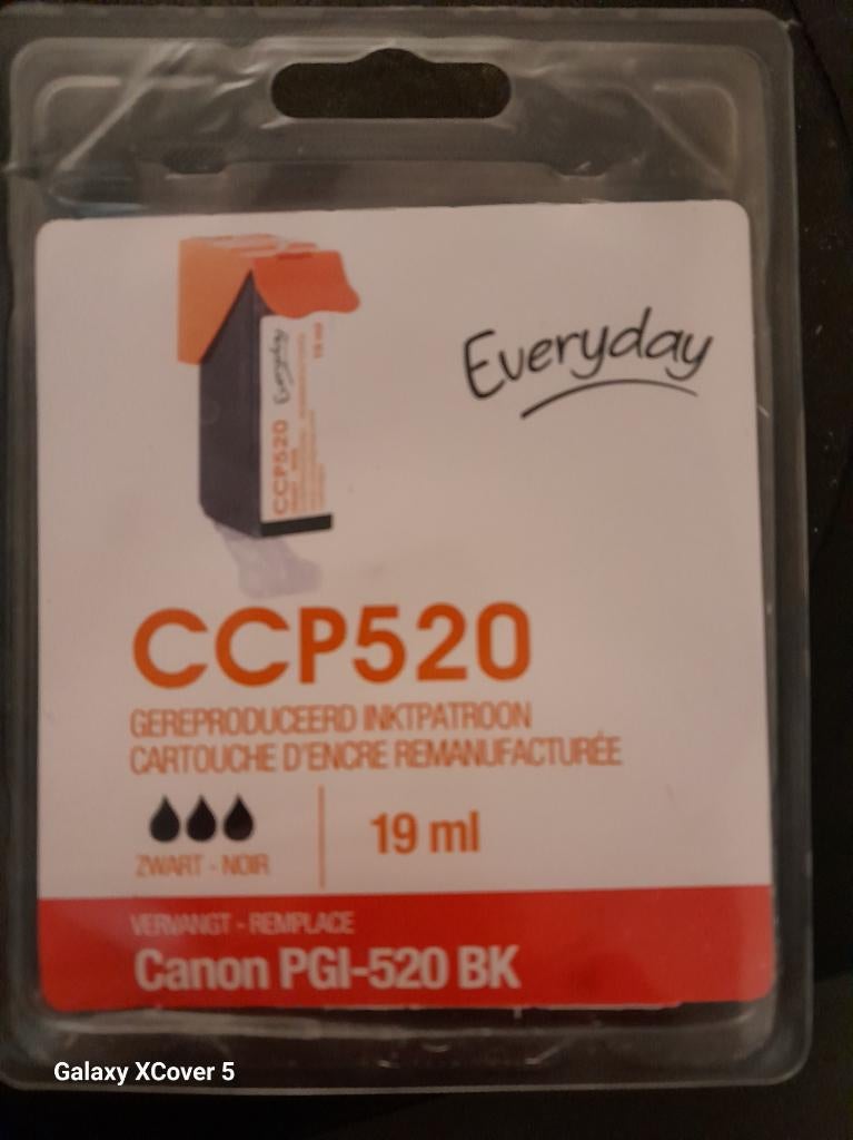 gereproduceerd inktpatroon canon zwart 19 ml sealed, nieuw, Computers en Software, Printerbenodigdheden, Ophalen of Verzenden