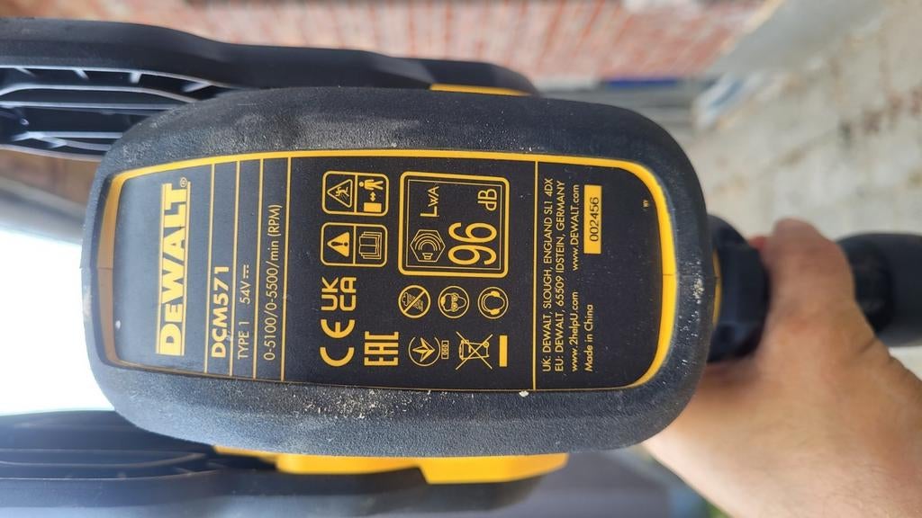 Débroussailleuse Dewalt 54v à louer, Jardin & Terrasse, Enlèvement, Comme neuf