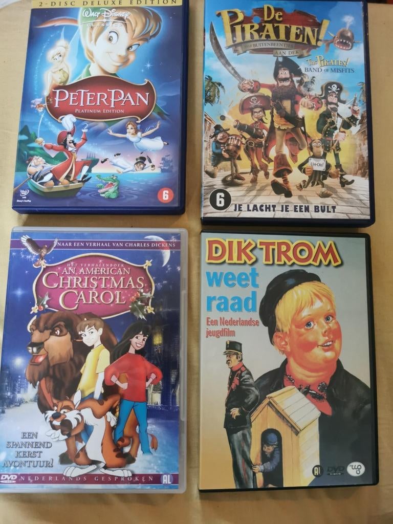 7 Nederlandstalige kinderfilms, Ophalen of Verzenden, Zo goed als nieuw