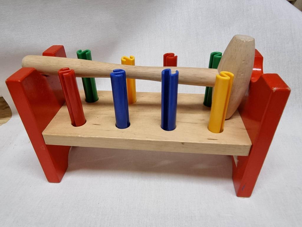 Playwood Hamerbank Hamertje tik, Kinderen en Baby's, Ophalen, Gebruikt, Overige typen
