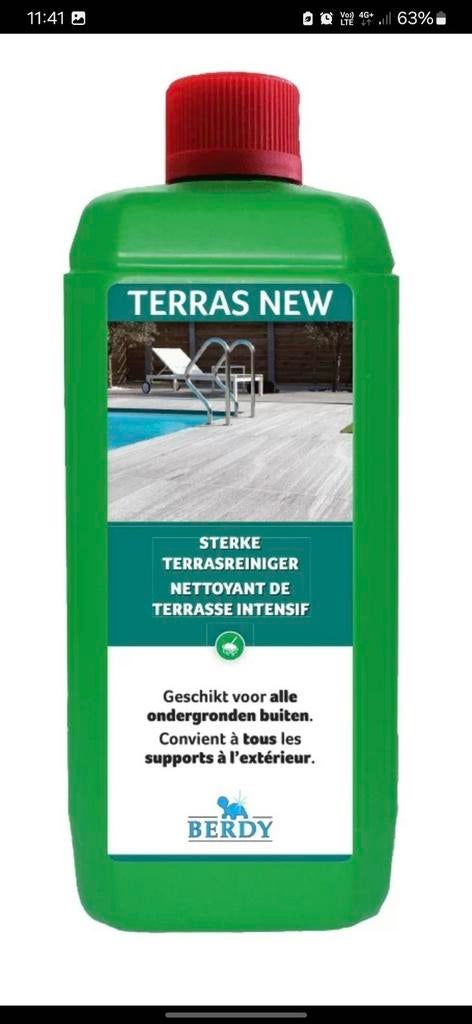 Terras reiniger, Ophalen of Verzenden