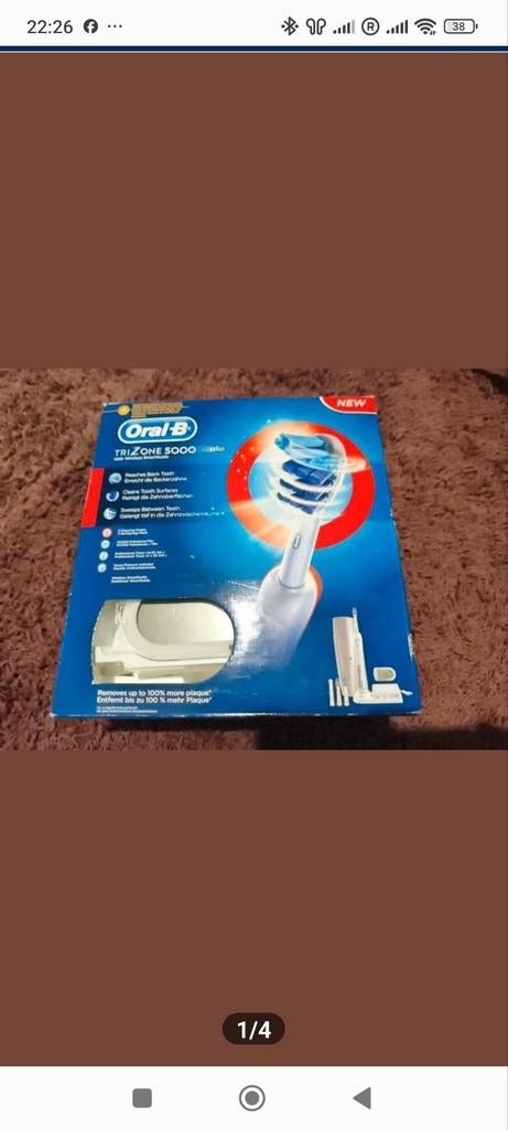 Oral-B Elektrische Tandenborstel TriZone 5000 met SmartGuide, Ophalen, Tandenborstel