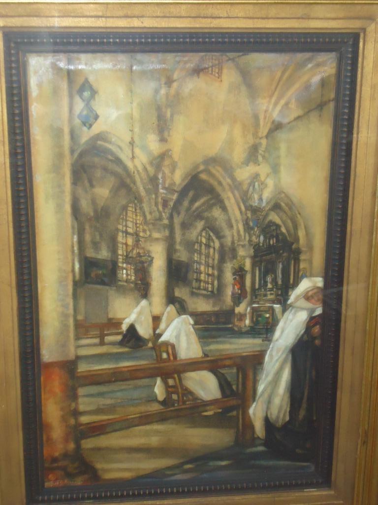 A. N. DELAUNOIS °1875-1941 begijnen in begijnhofkerk Leuven, Enlèvement