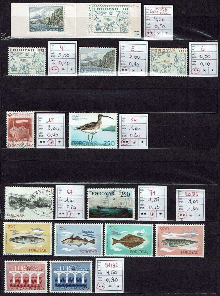 Faeröer (Denemarken) Ile de Feroe (Danemark) (CF), Envoi, Danemark