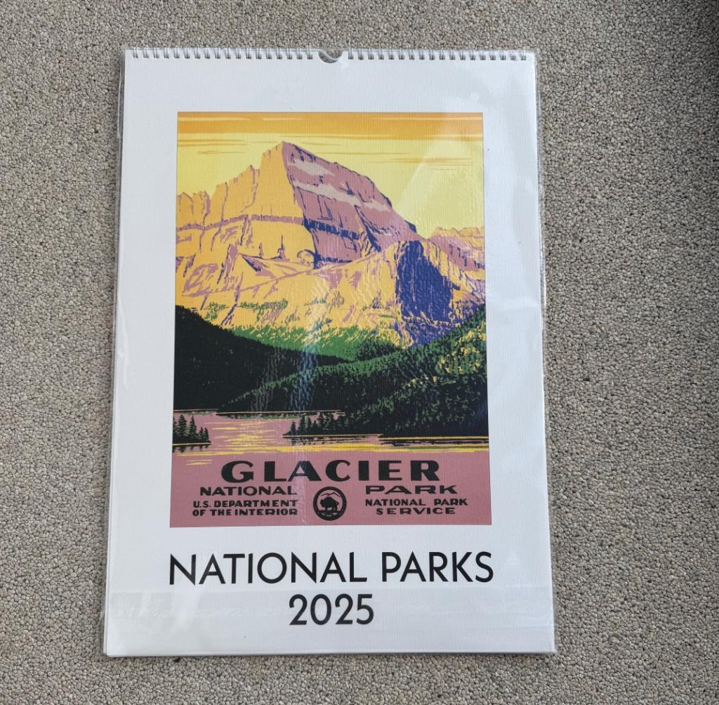 Jaarkalender 2025 National Parks USA nieuw in verpakking, Ophalen of Verzenden, Jaarkalender