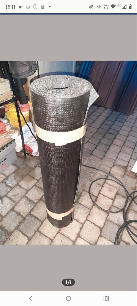 IkO toplaag amoureuze 4mm  nog 8m² op rol met lei, Ophalen