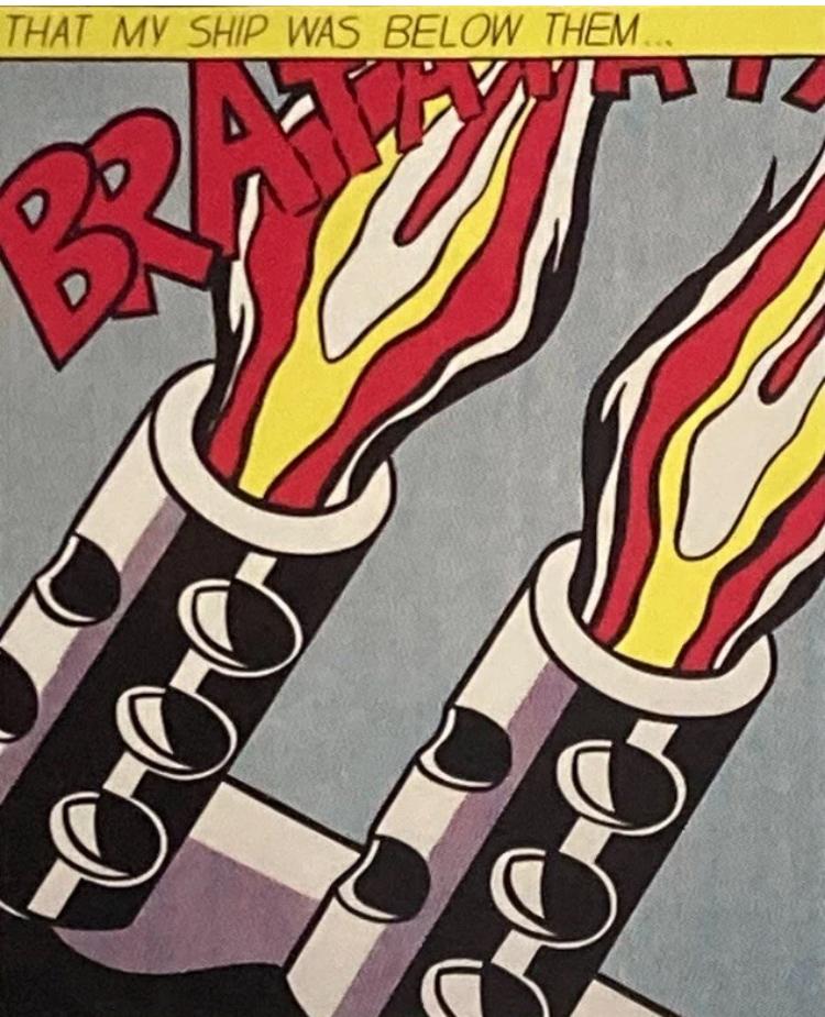 Lithografie van Roy Lichtenstein. Ingelijst verkocht, Ophalen of Verzenden