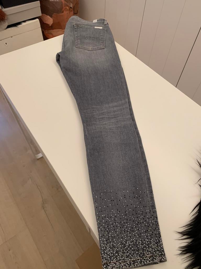 Grijze jeans Seven met strass maat 28, Kleding | Dames, Ophalen of Verzenden, Zo goed als nieuw