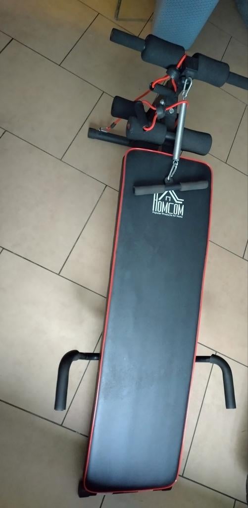 Homcom Buiktrainer bank, Sport en Fitness, Ophalen, Zo goed als nieuw