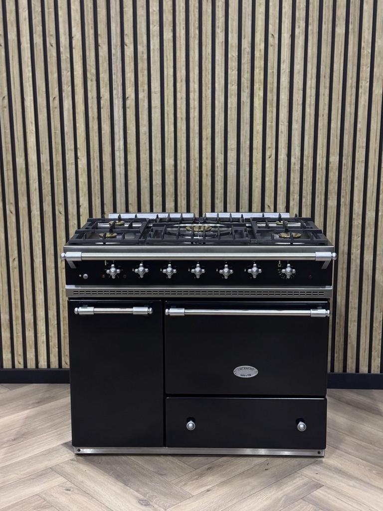 Cuisinière noire Lacanche EN PARFAIT ÉTAT + FOUR À GAZ, Electroménager, Cuisinières, Enlèvement ou Envoi