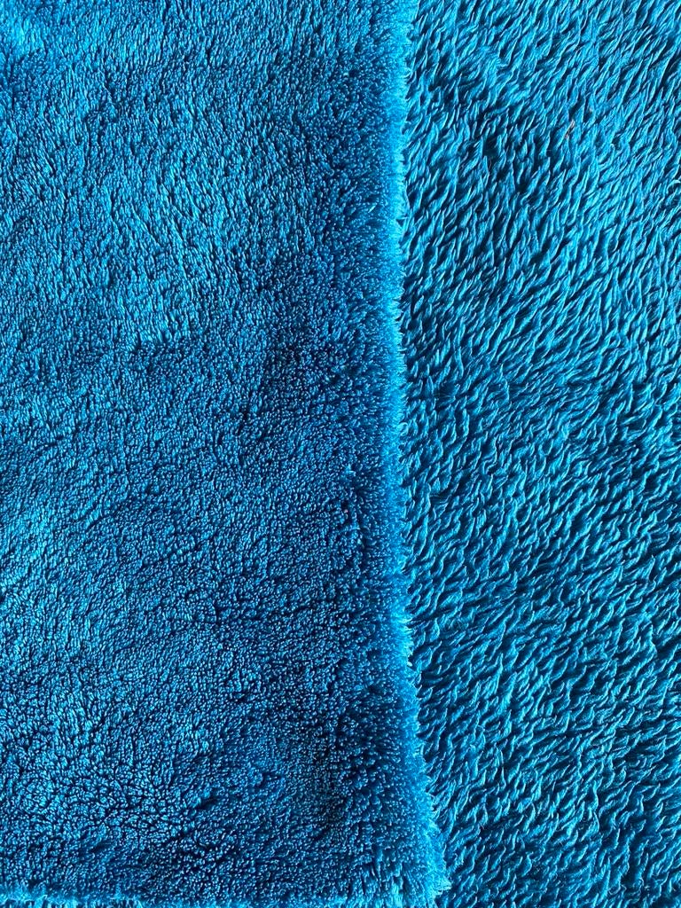 Petrolblauwe teddy fleece, Hobby en Vrije tijd, Blauw, Ophalen of Verzenden, Zo goed als nieuw, 30 tot 120 cm