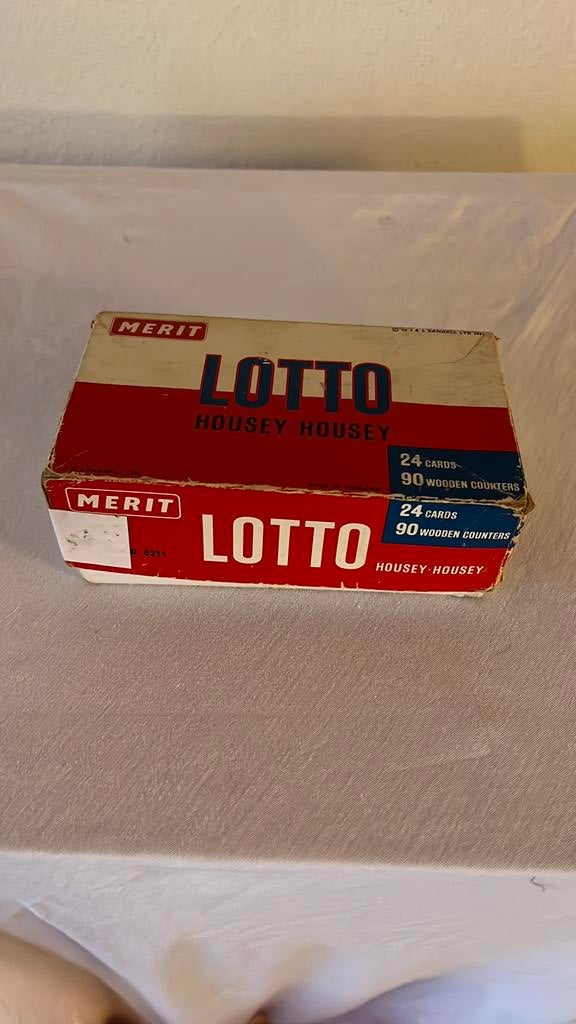 Lotto spel jaren 70, Ophalen, Gebruikt