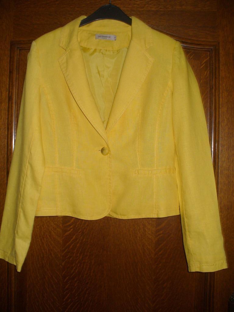 Gele blazer Escandelle maat M, Kleding | Dames, Maat 38/40 (M), Escandelle, Geel, Ophalen of Verzenden